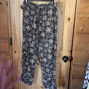 Faherty Brown Palm Pants